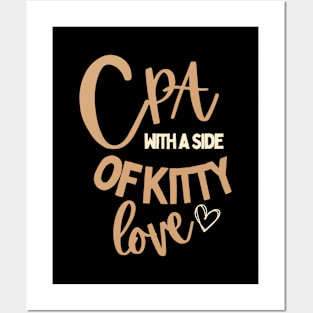 cpa with of kitty love Posters and Art